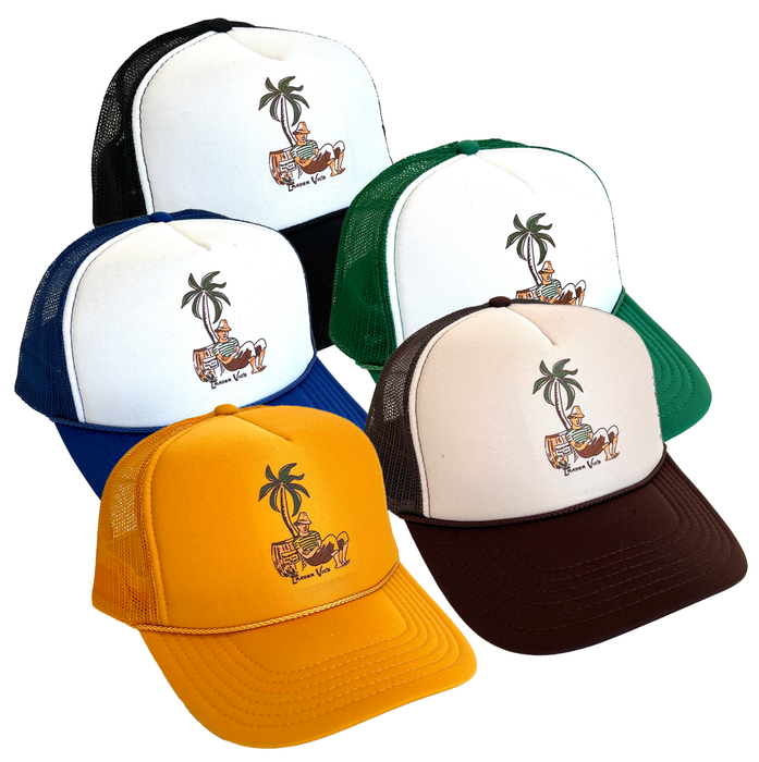 RUM KEG FOAM TRUCKER HAT (5 colors available)