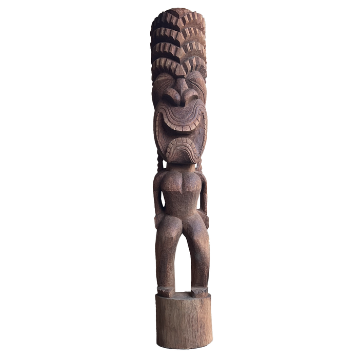 HAND CARVED 60 INCH TIKI  (PICK UP ONLY)